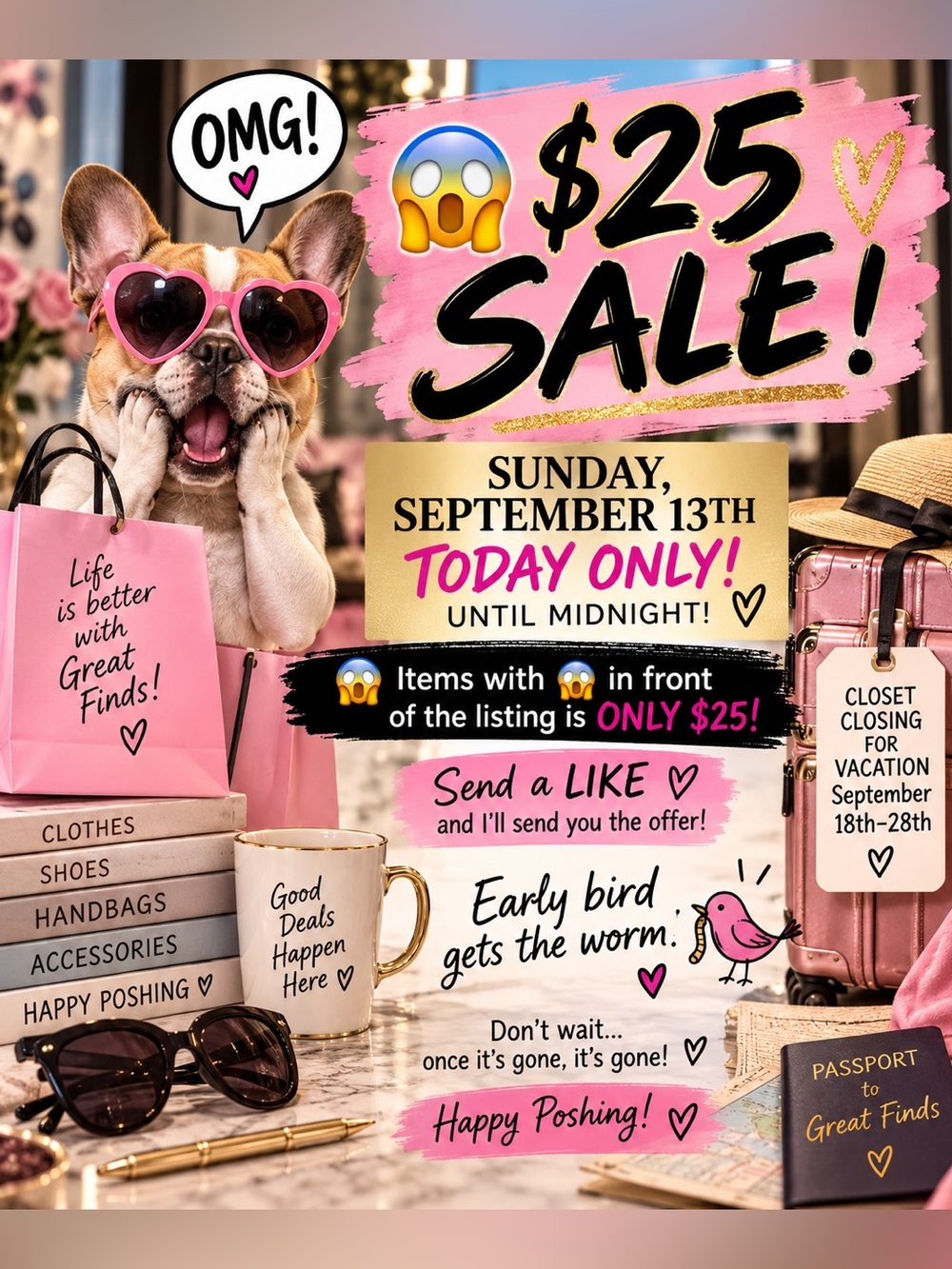 ๐ฑ25$ SALE SEPTEMBER 13Th Till midnigth